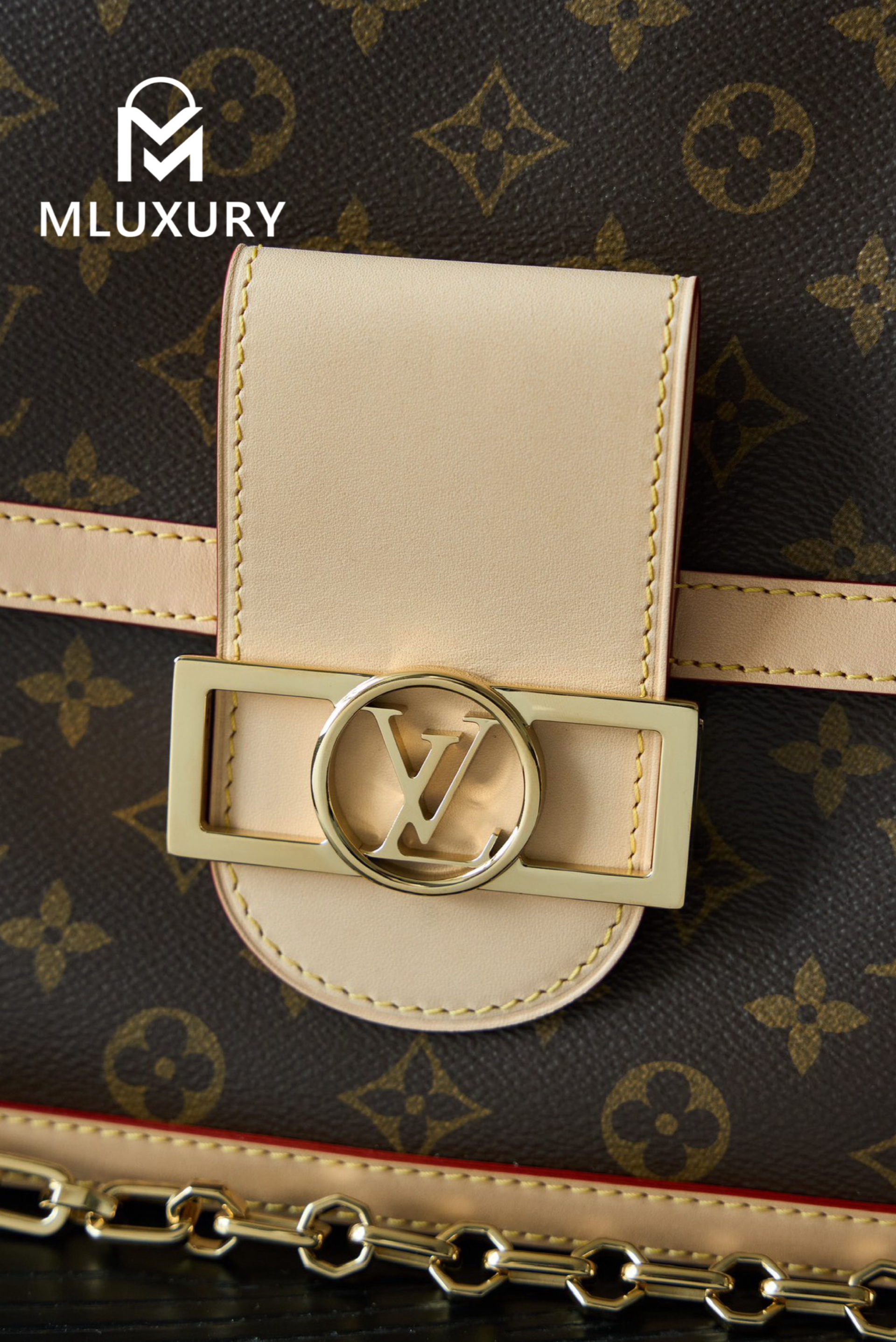 LOUIS VUITTON DAUPHINE SOFT Large Handbag