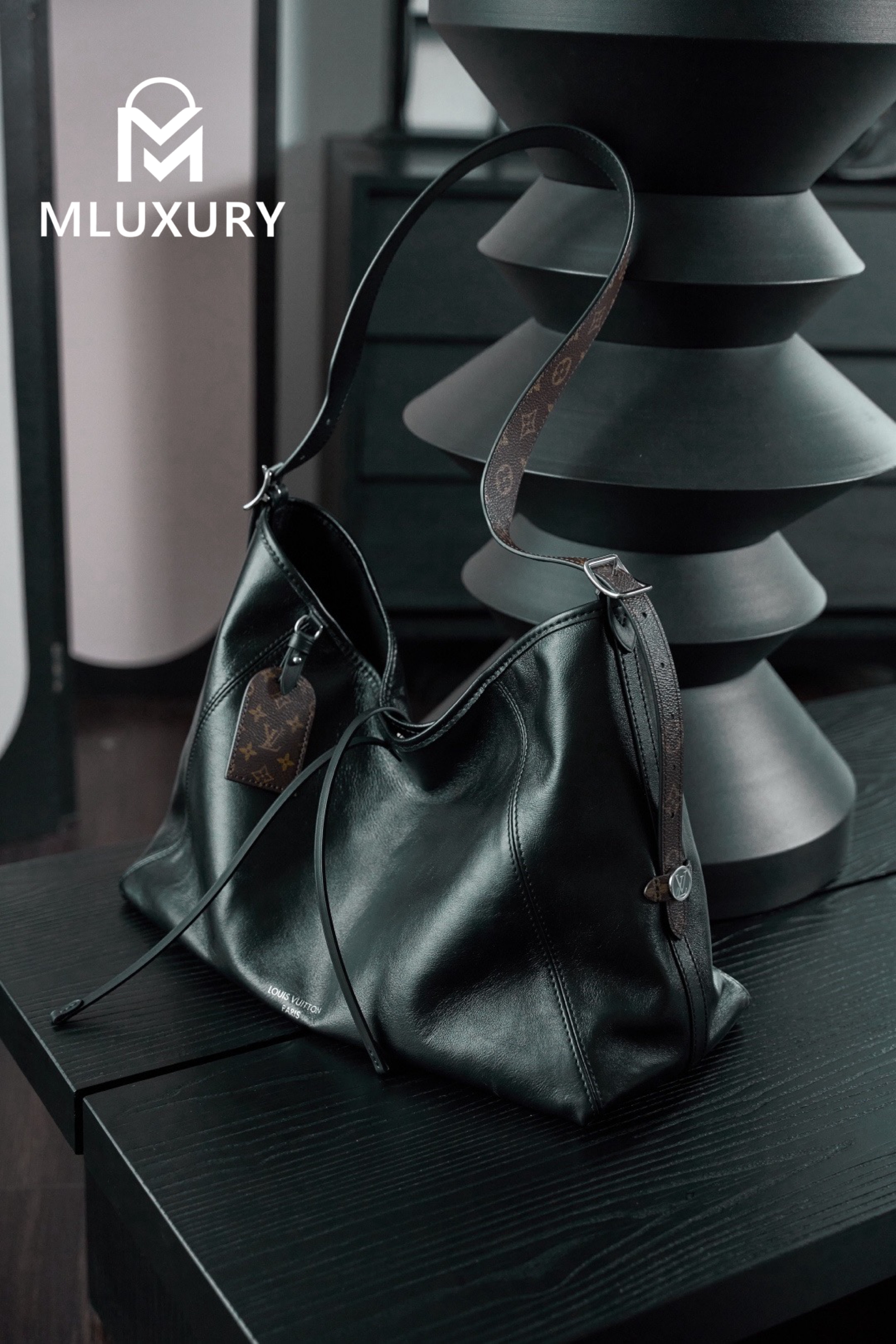 LOUIS VUITTON CARRYALL DARK Medium Handbag