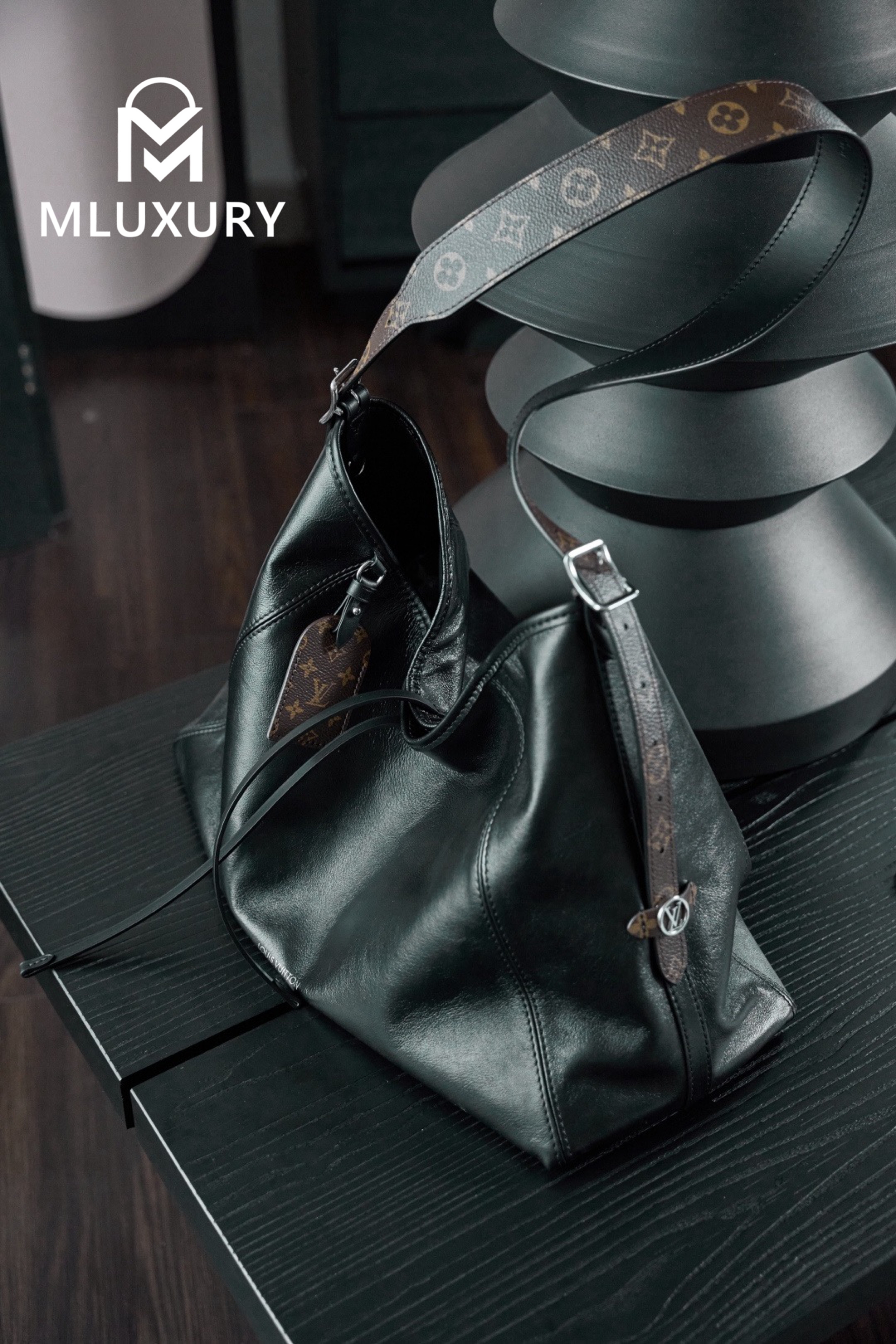 LOUIS VUITTON CARRYALL DARK Medium Handbag