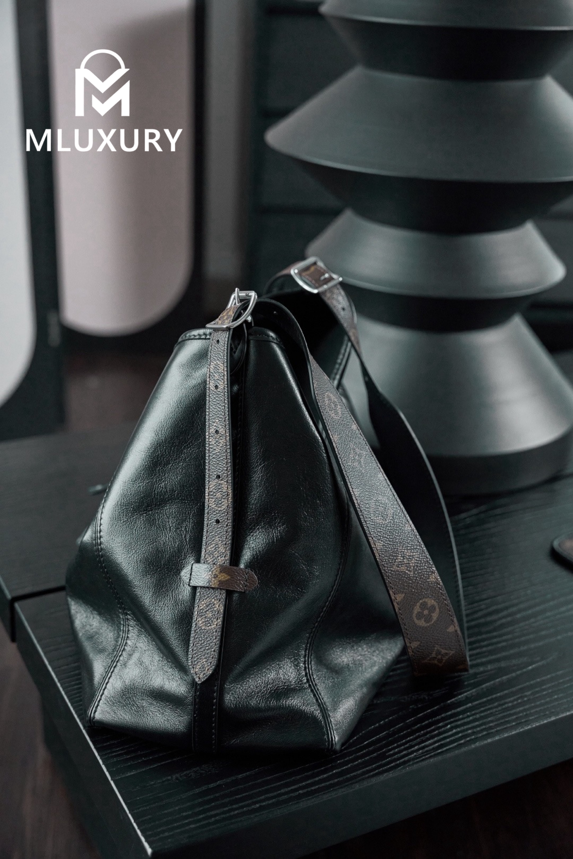 LOUIS VUITTON CARRYALL DARK Medium Handbag