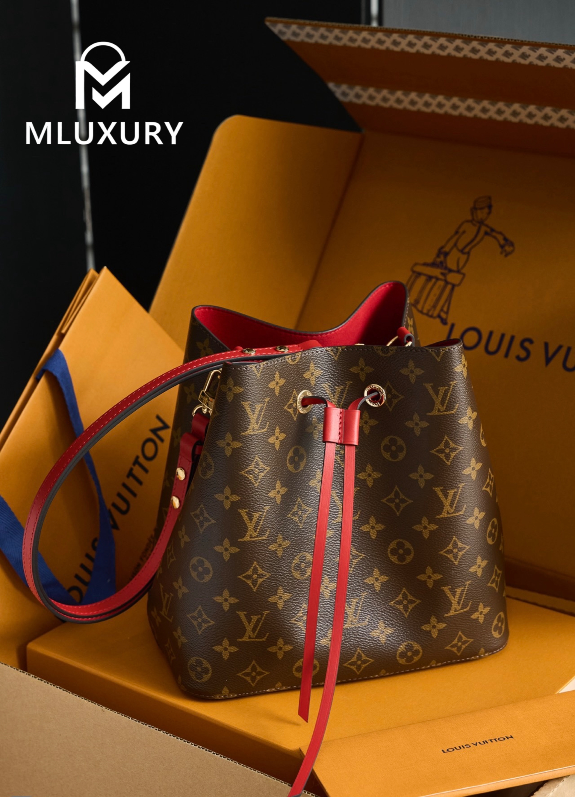 LOUIS VUITTON 𝐍É𝐎𝐍𝐎É Medium Handbag