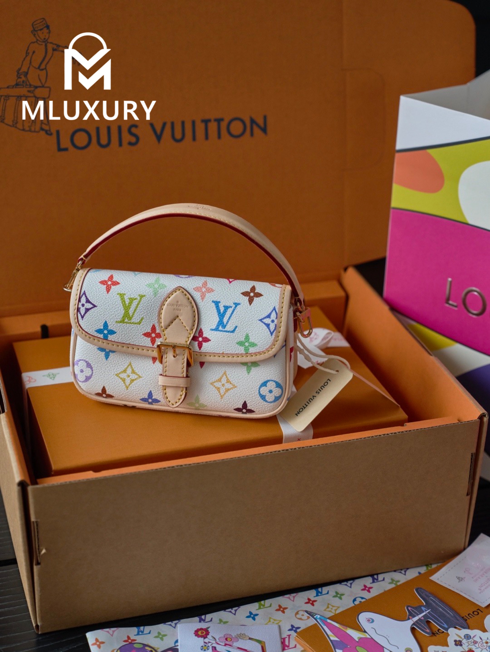 LOUIS VUITTON Nano Diane Handbag