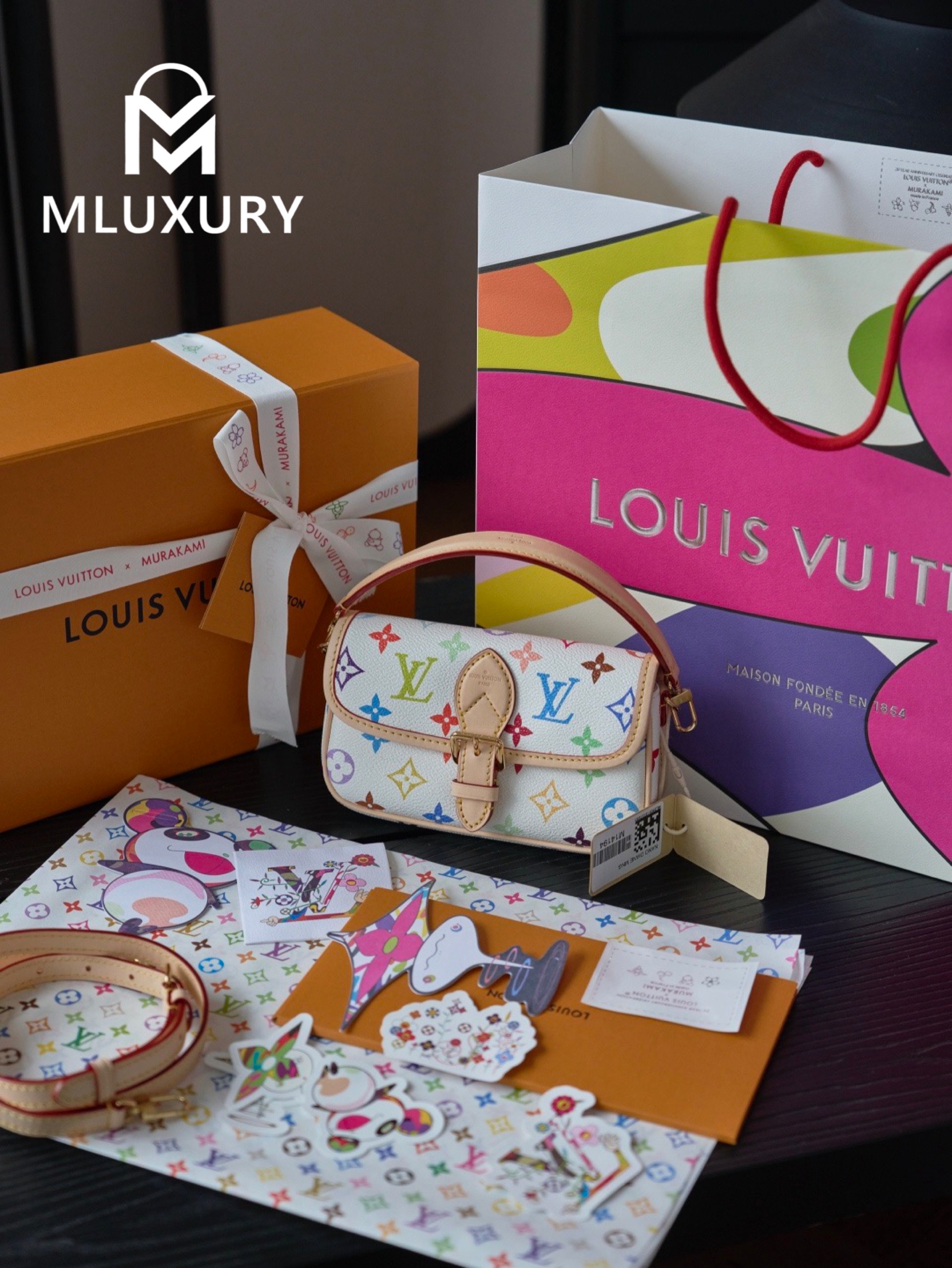 LOUIS VUITTON Nano Diane Handbag