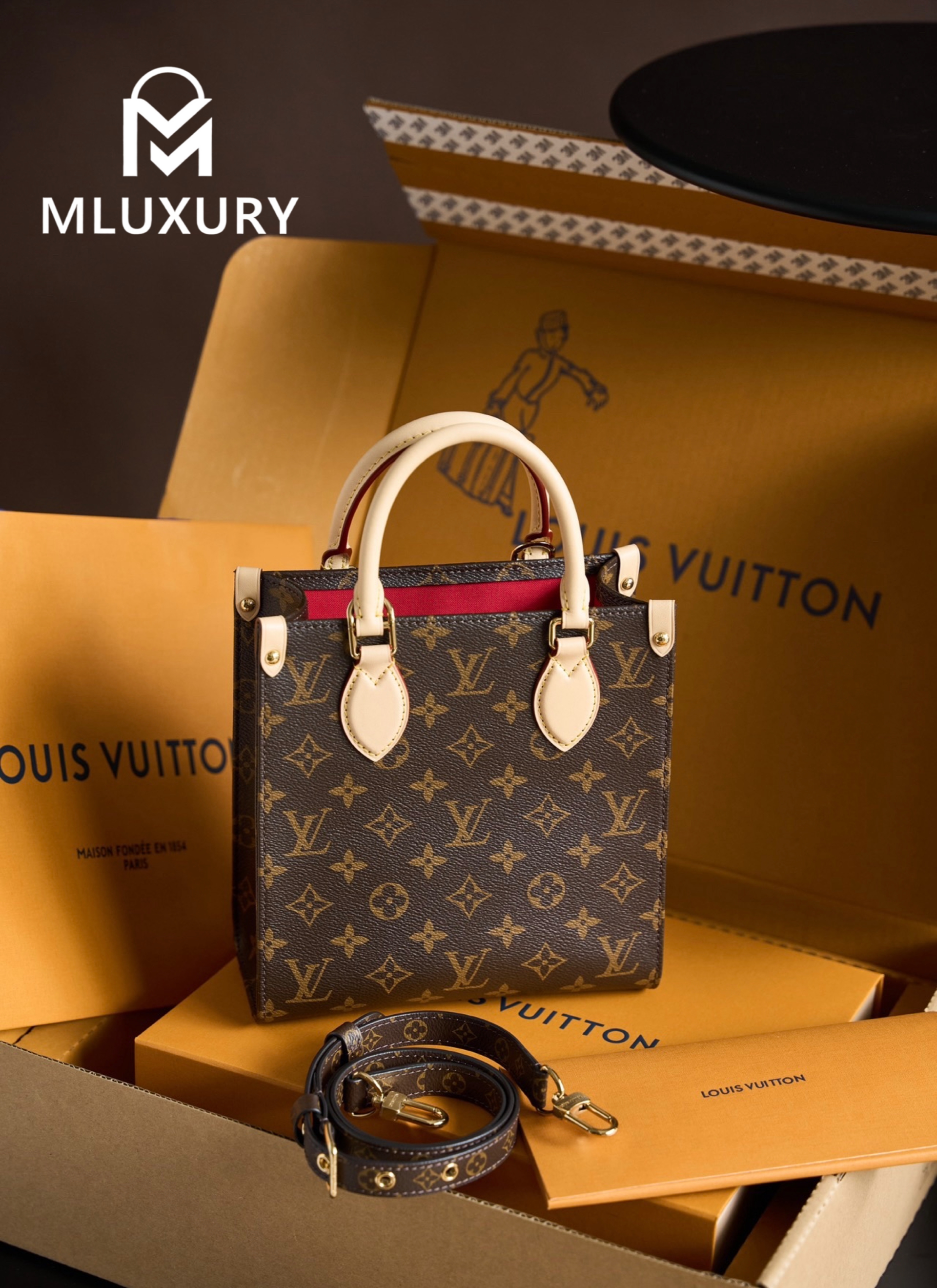 LOUIS VUITTON Sac Plat BB