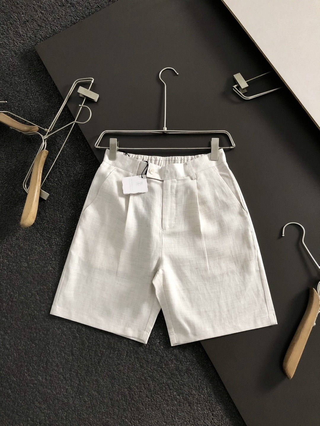 BRUNELLO CUCINELLI Linen Casual Shorts