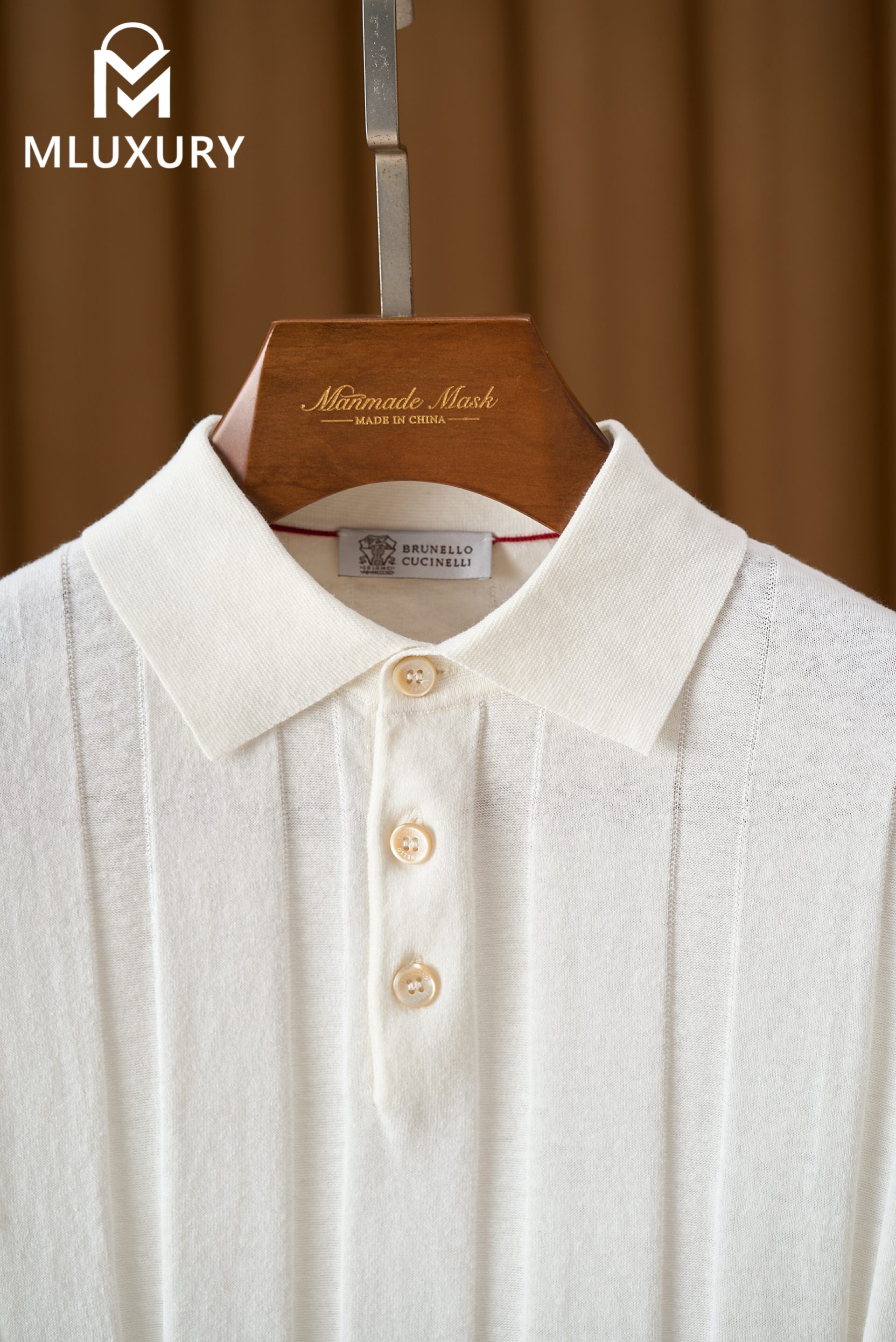 BRUNELLO CUCINELLI Knitted Polo Shirt