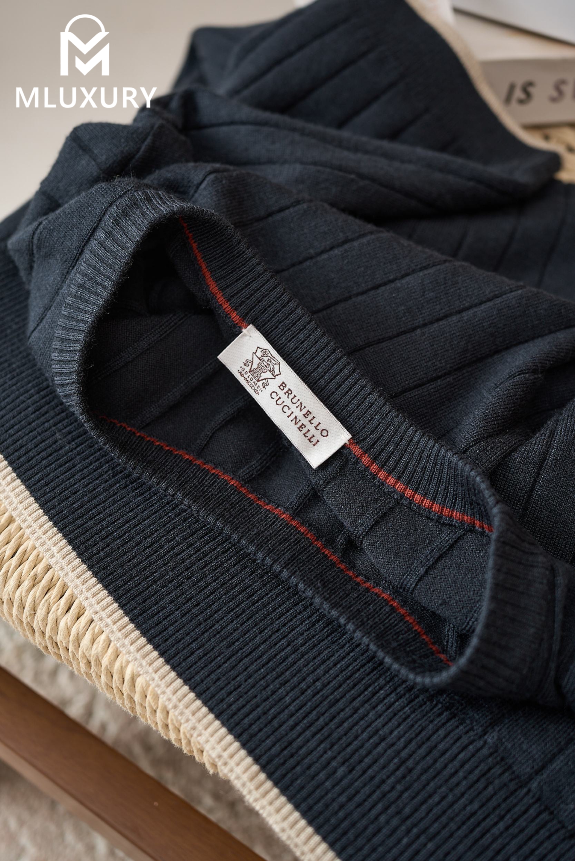 BRUNELLO CUCINELLI Crew neck knit BLACK