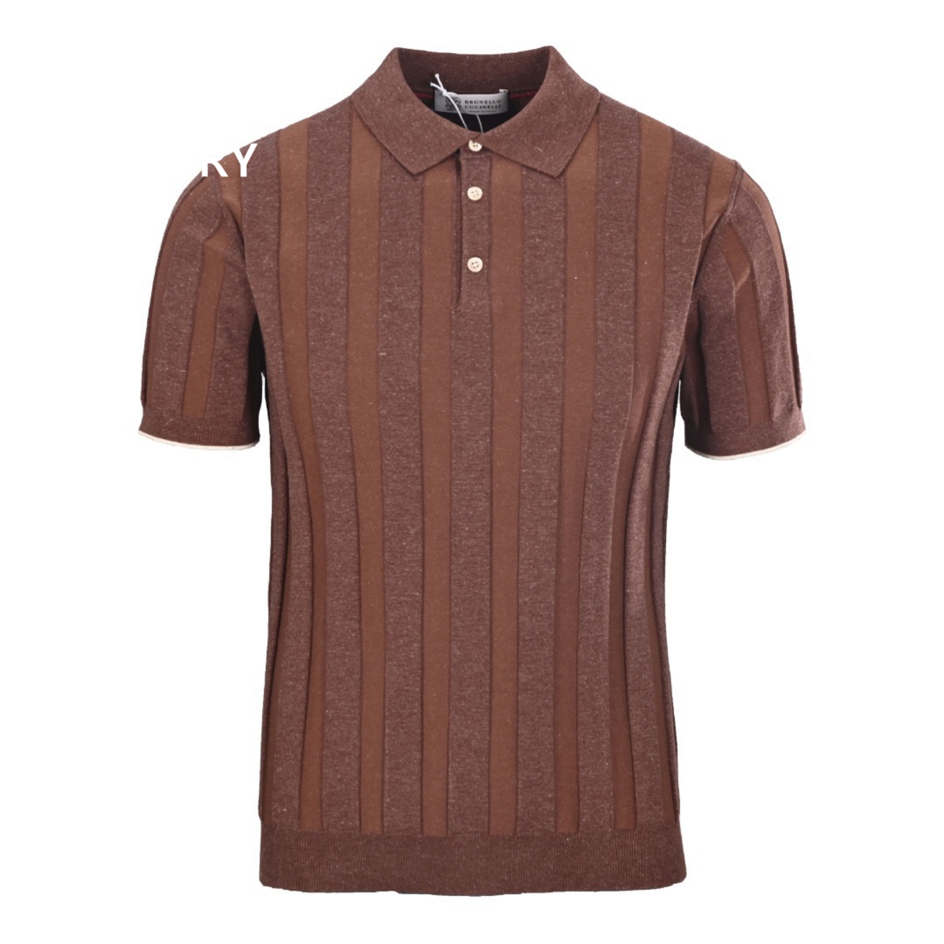 BRUNELLO CUCINELLI Ribbed cotton-linen knit