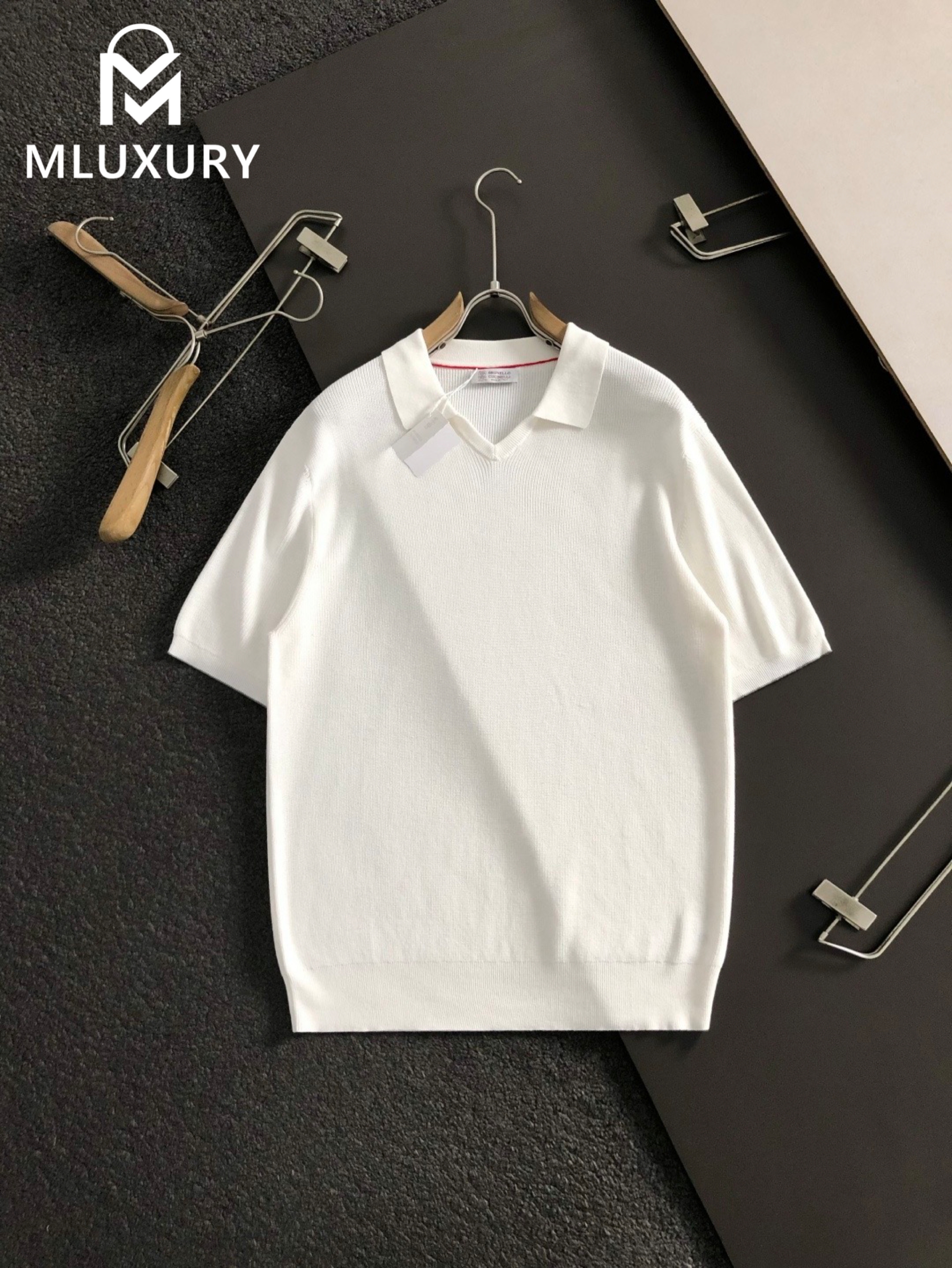 BRUNELLO CUCINELLI Wool Short-Sleeve T-Shirt