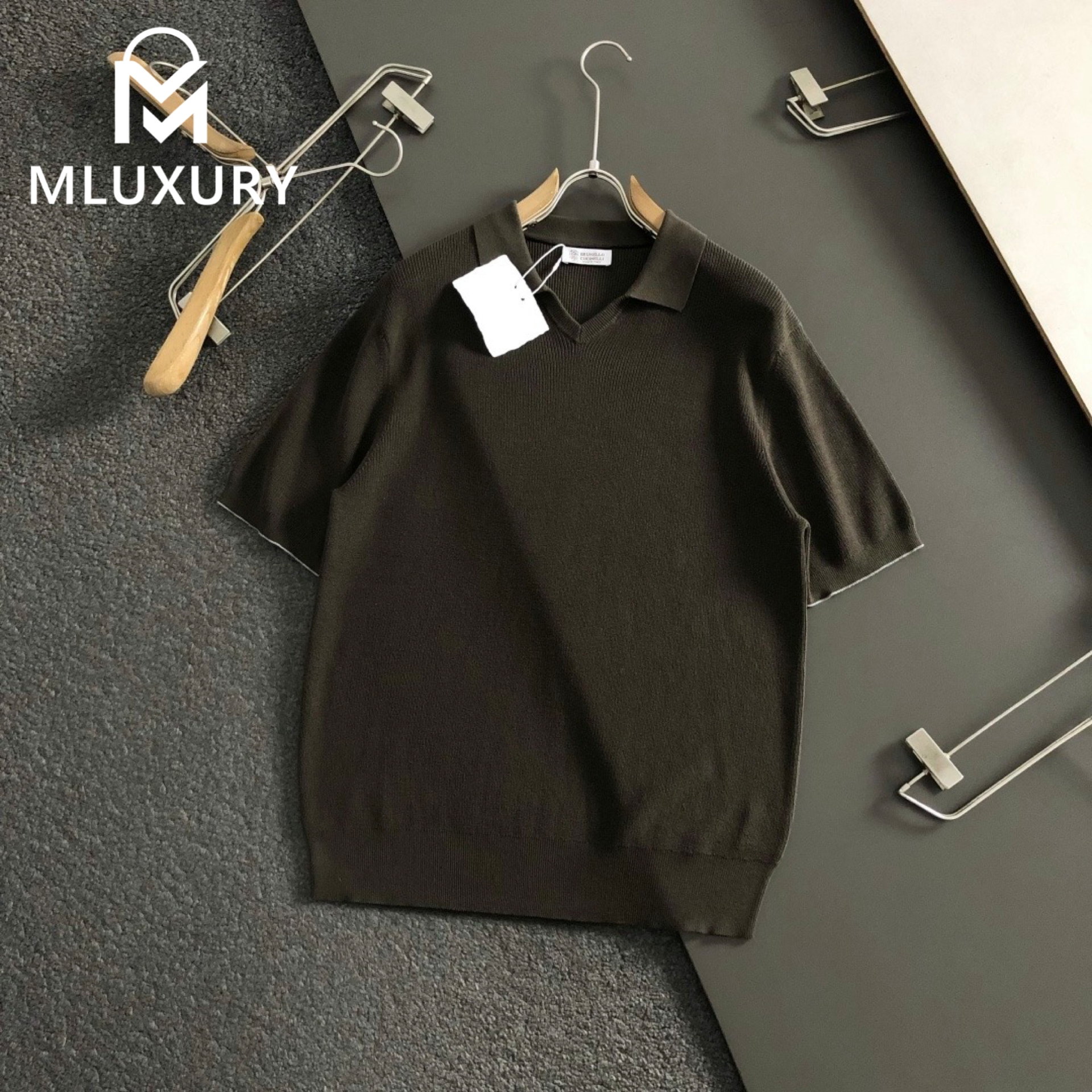 BRUNELLO CUCINELLI Wool Short-Sleeve T-Shirt