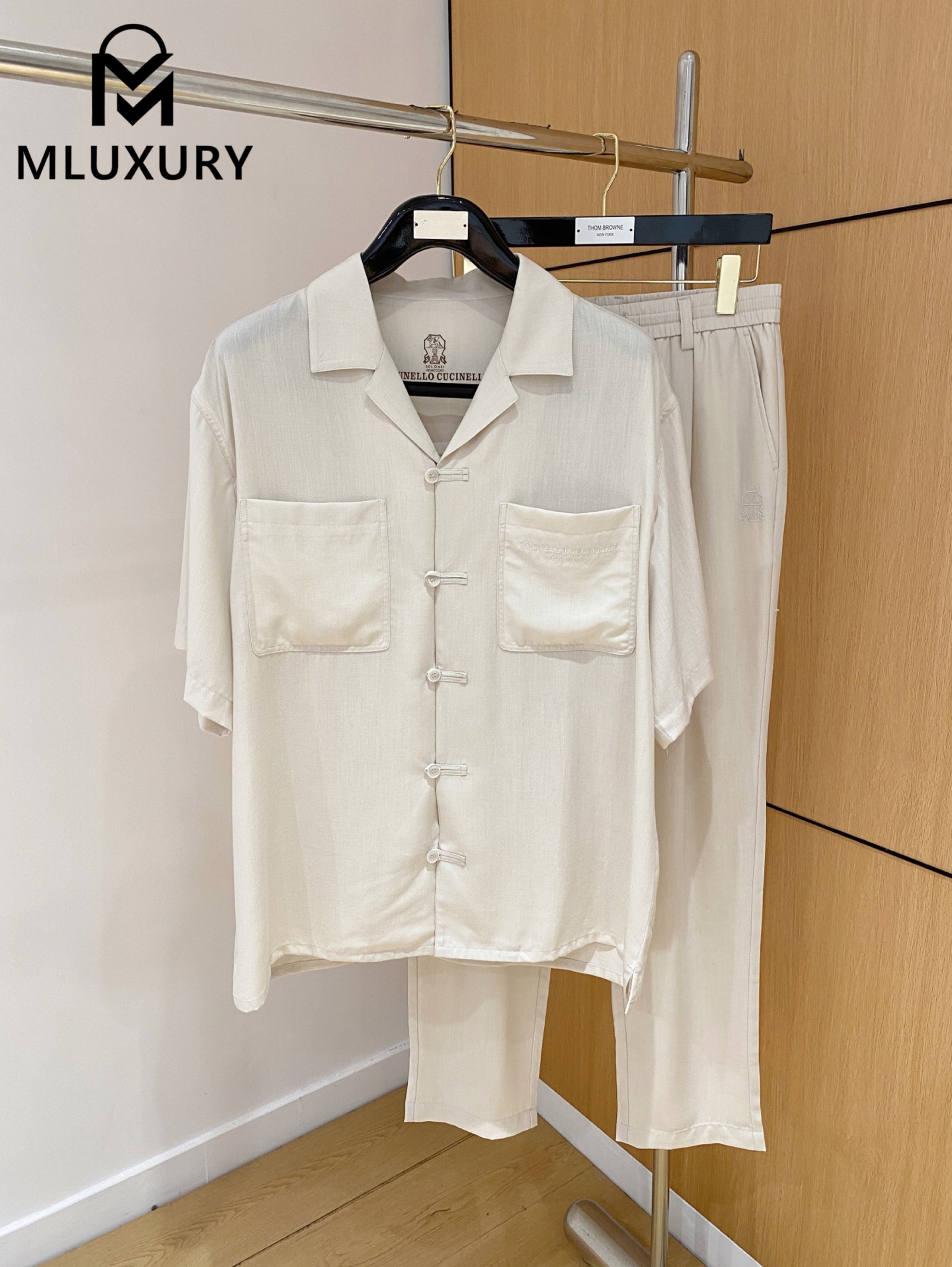 BRUNELLO CUCINELLI Tencel Linen Suit Set