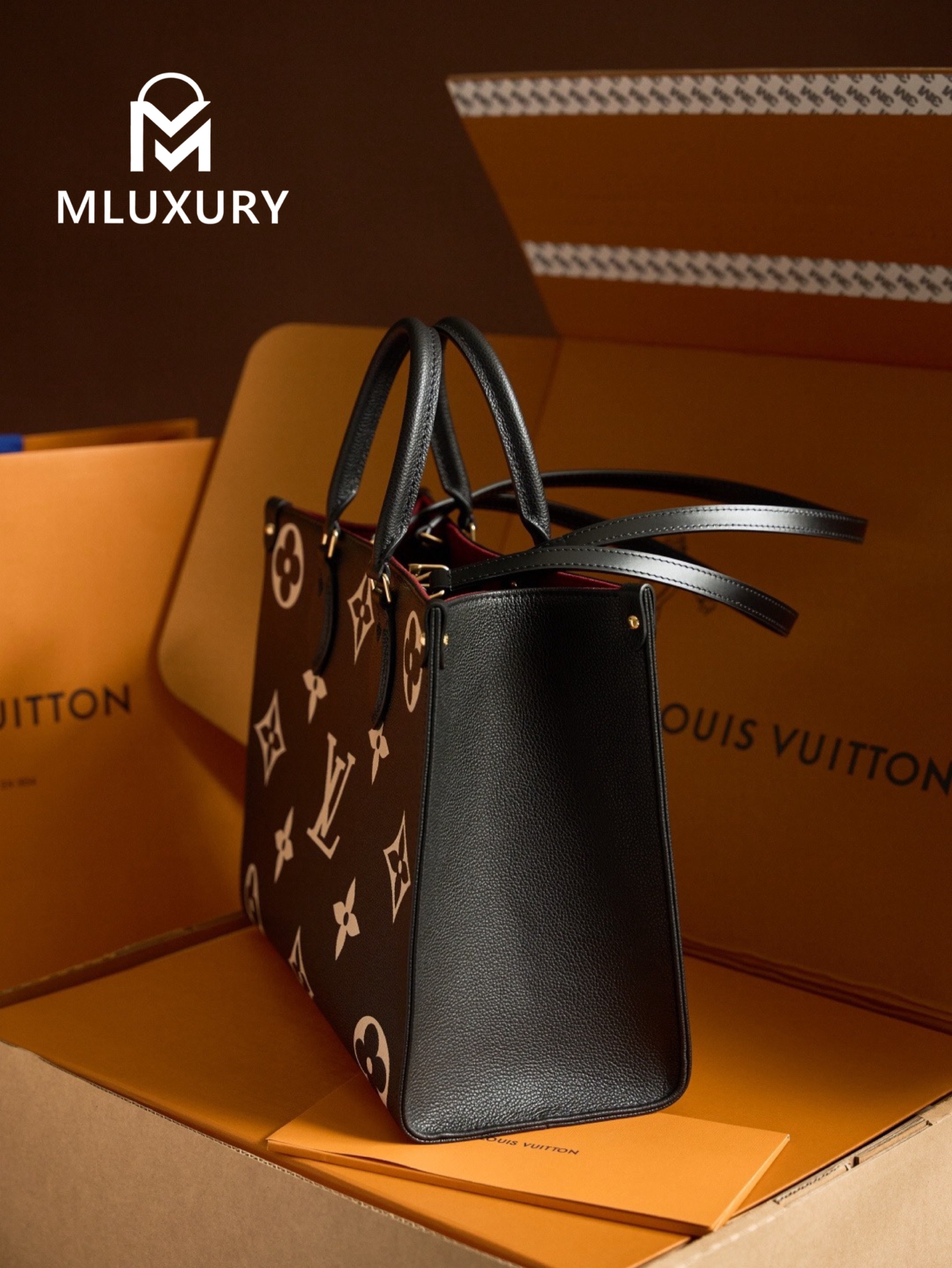 LOUIS VUITTON ONTHEGO Medium, Black