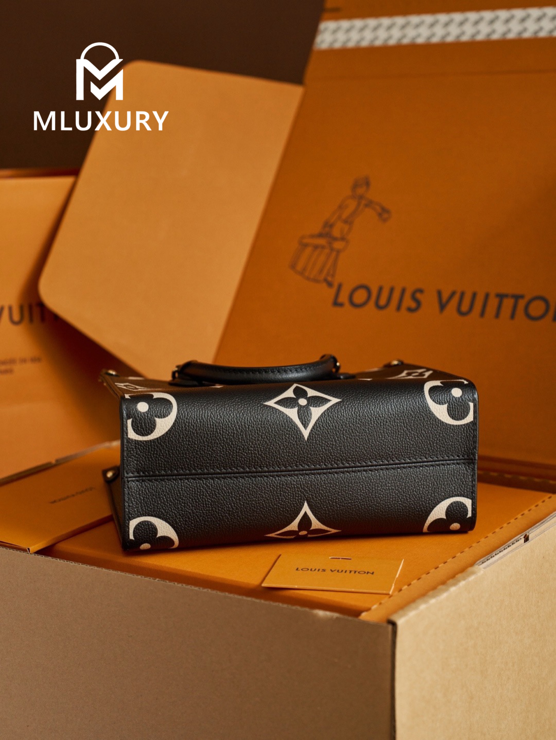 LOUIS VUITTON ONTHEGO (Small Size), Black