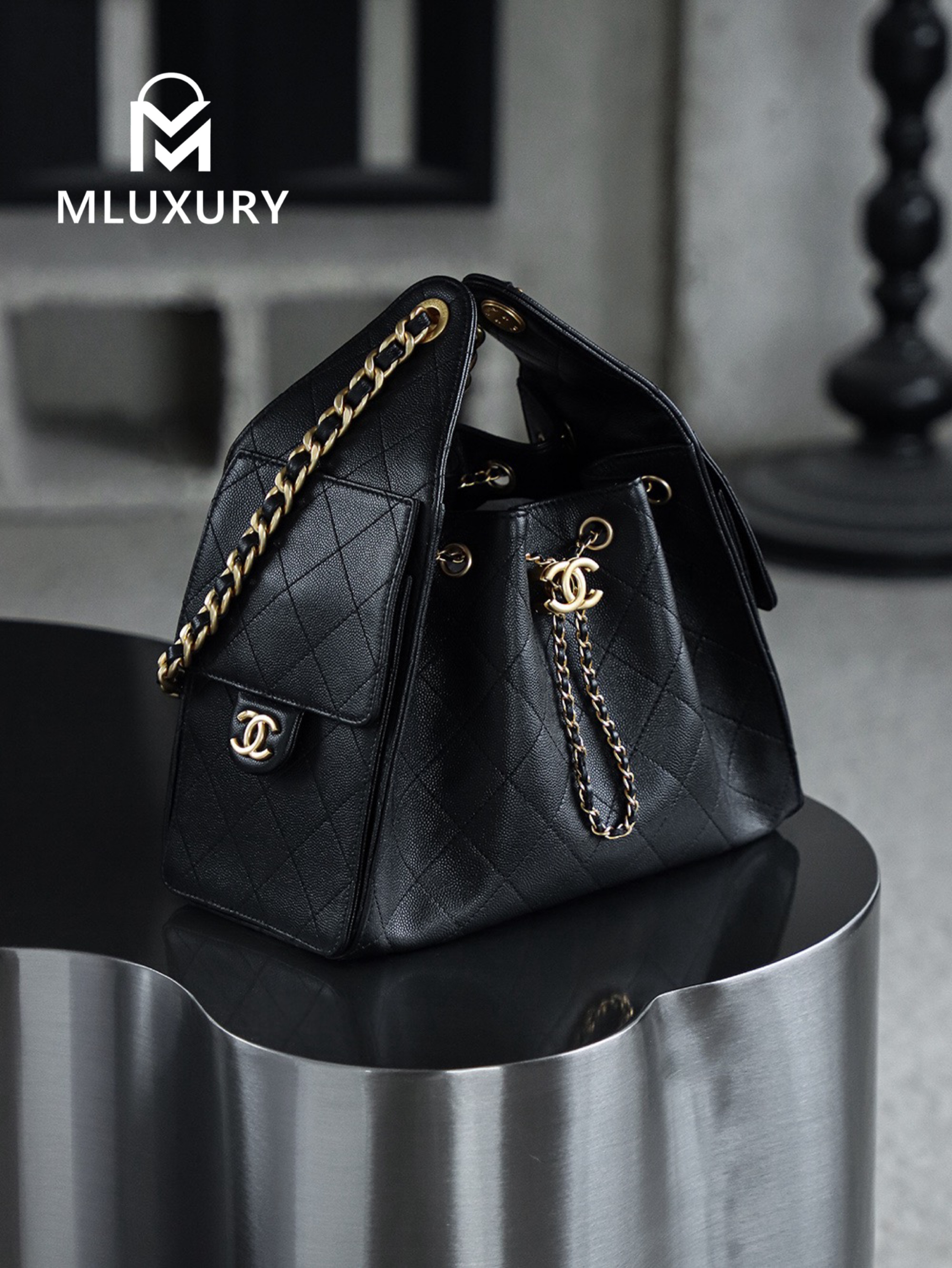 CHANEL 25bag (Small), Black