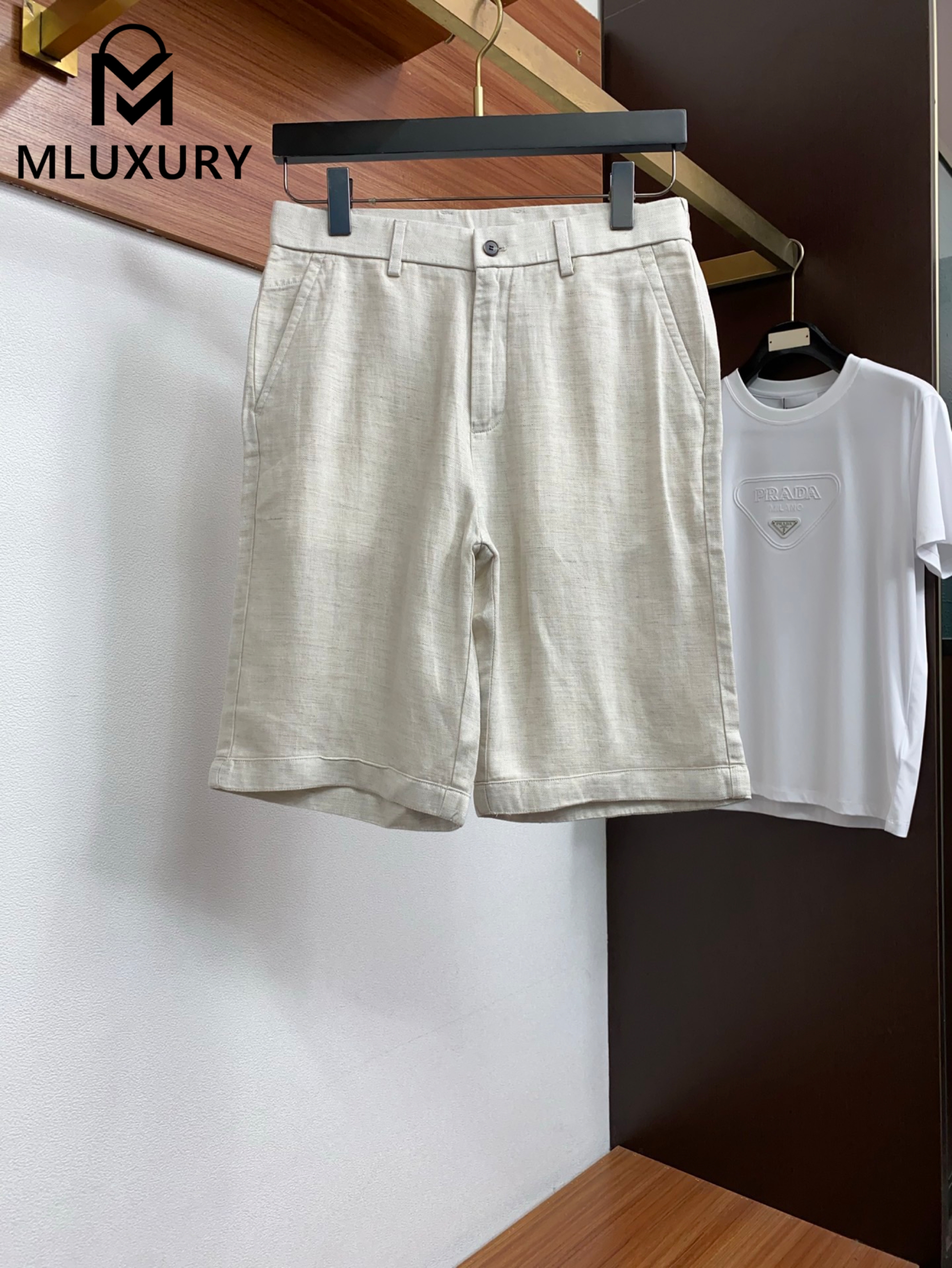 LORO PIANA Men's Linen Casual Short