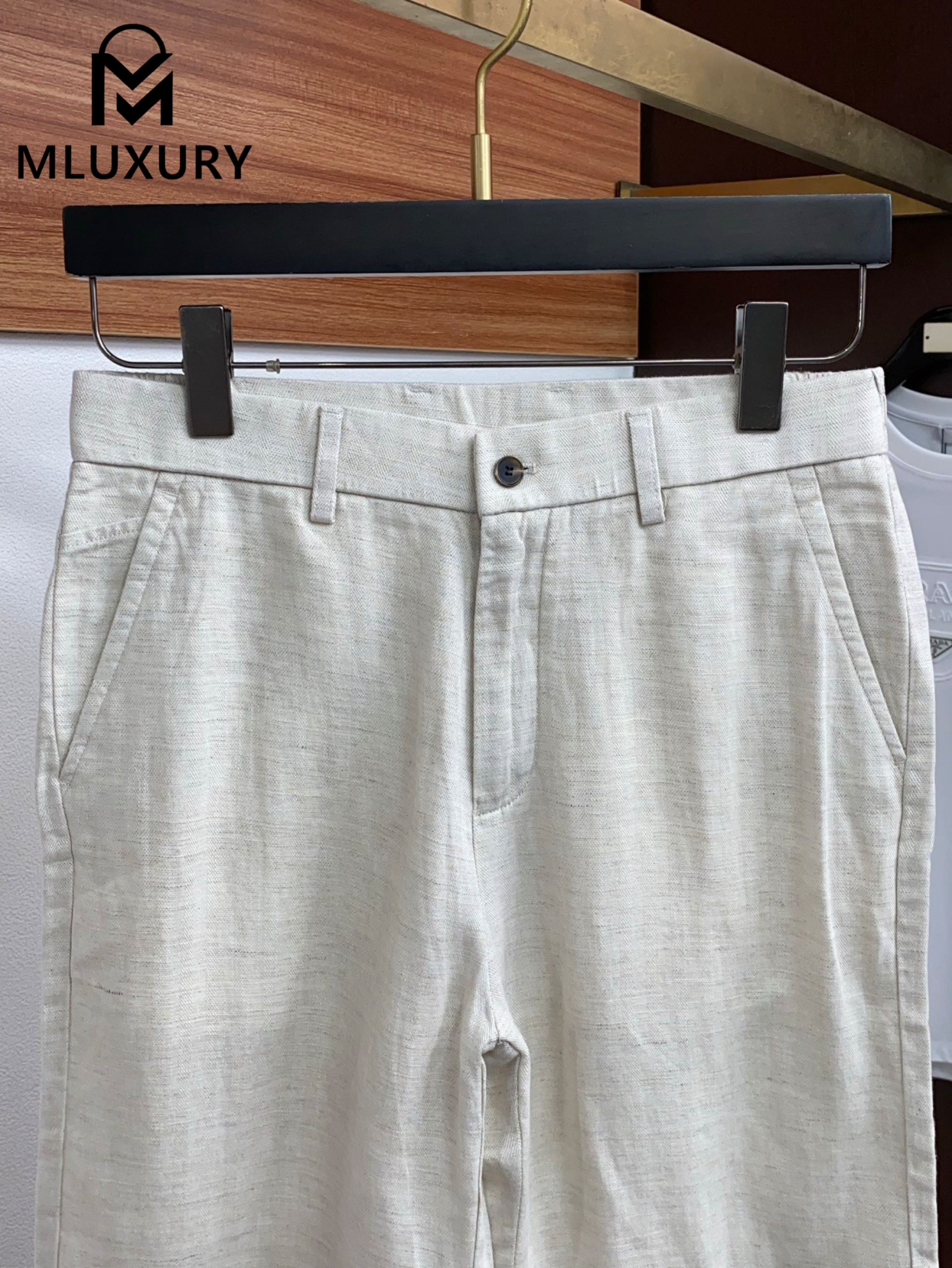 LORO PIANA Men's Linen Casual Short