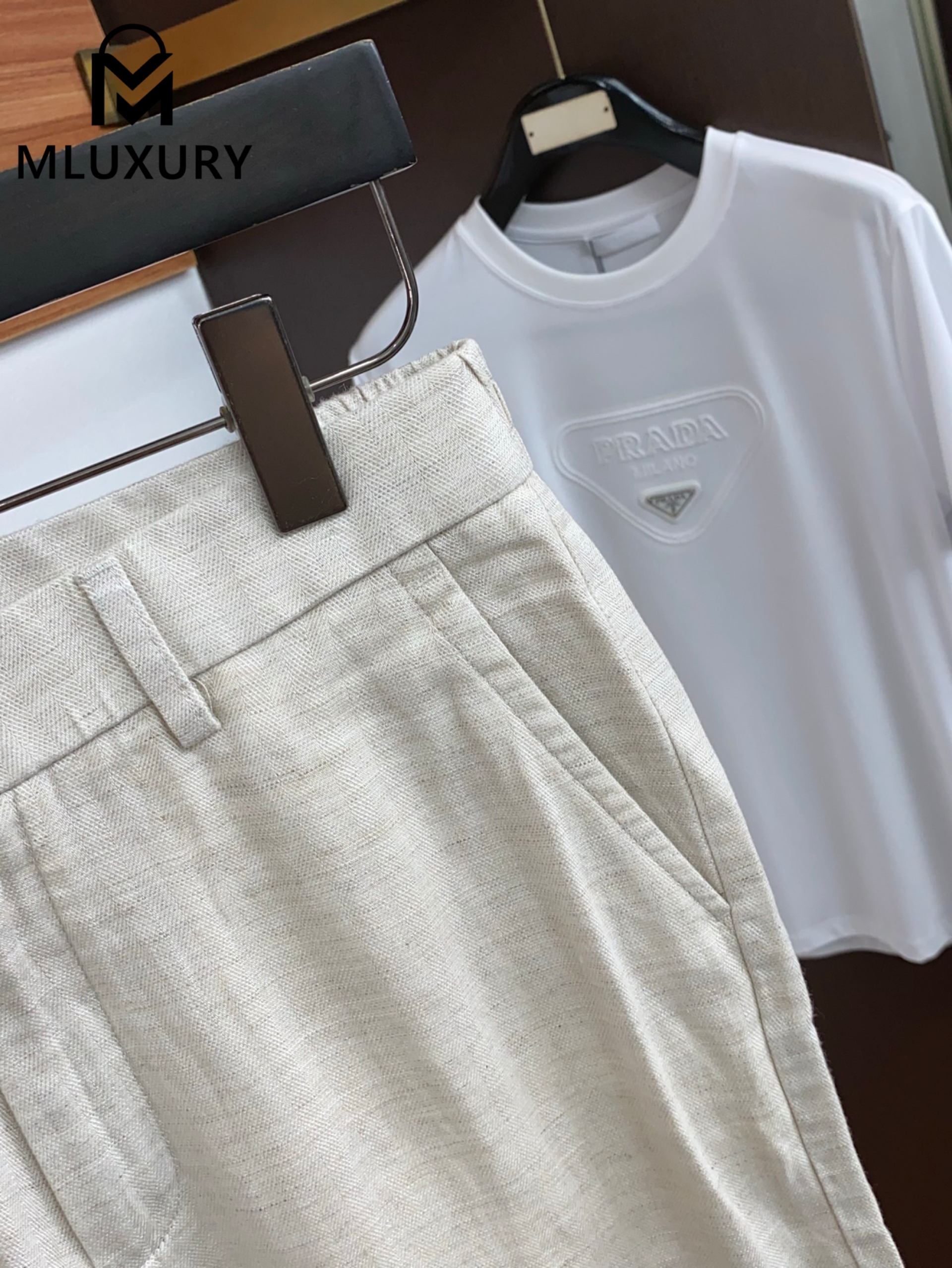 LORO PIANA Men's Linen Casual Short