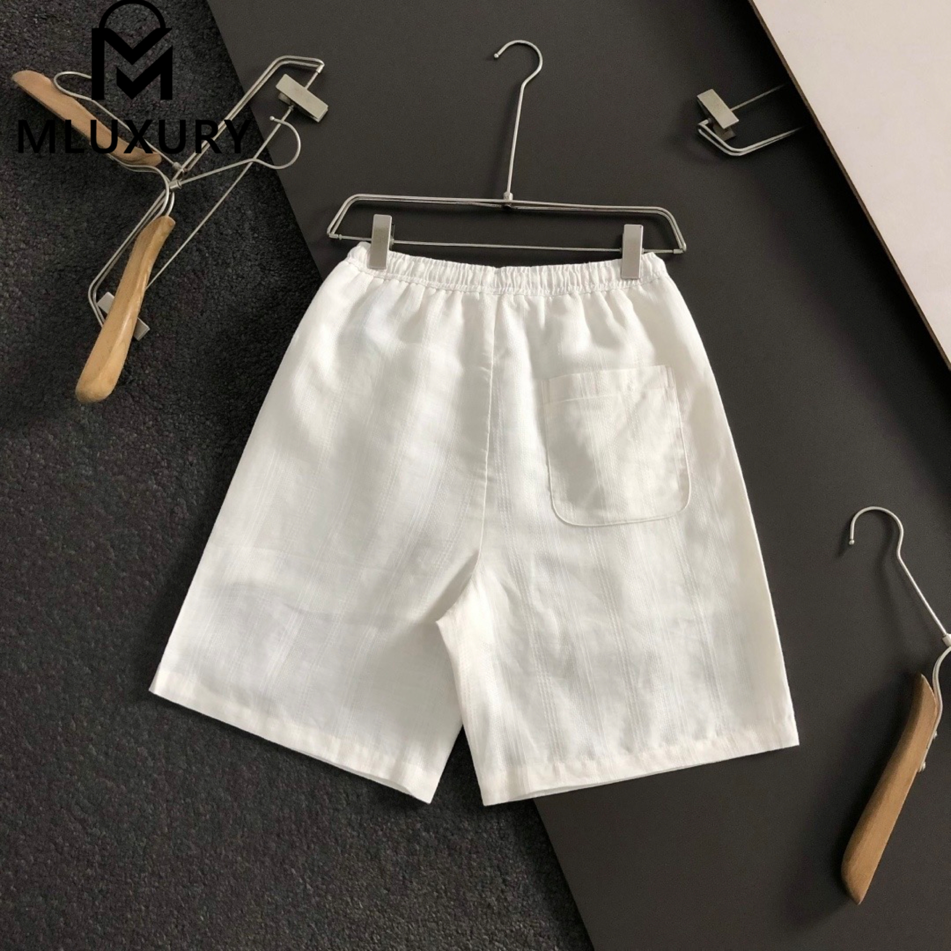 LORO PIANA Men's Tencel Linen Casual Shorts