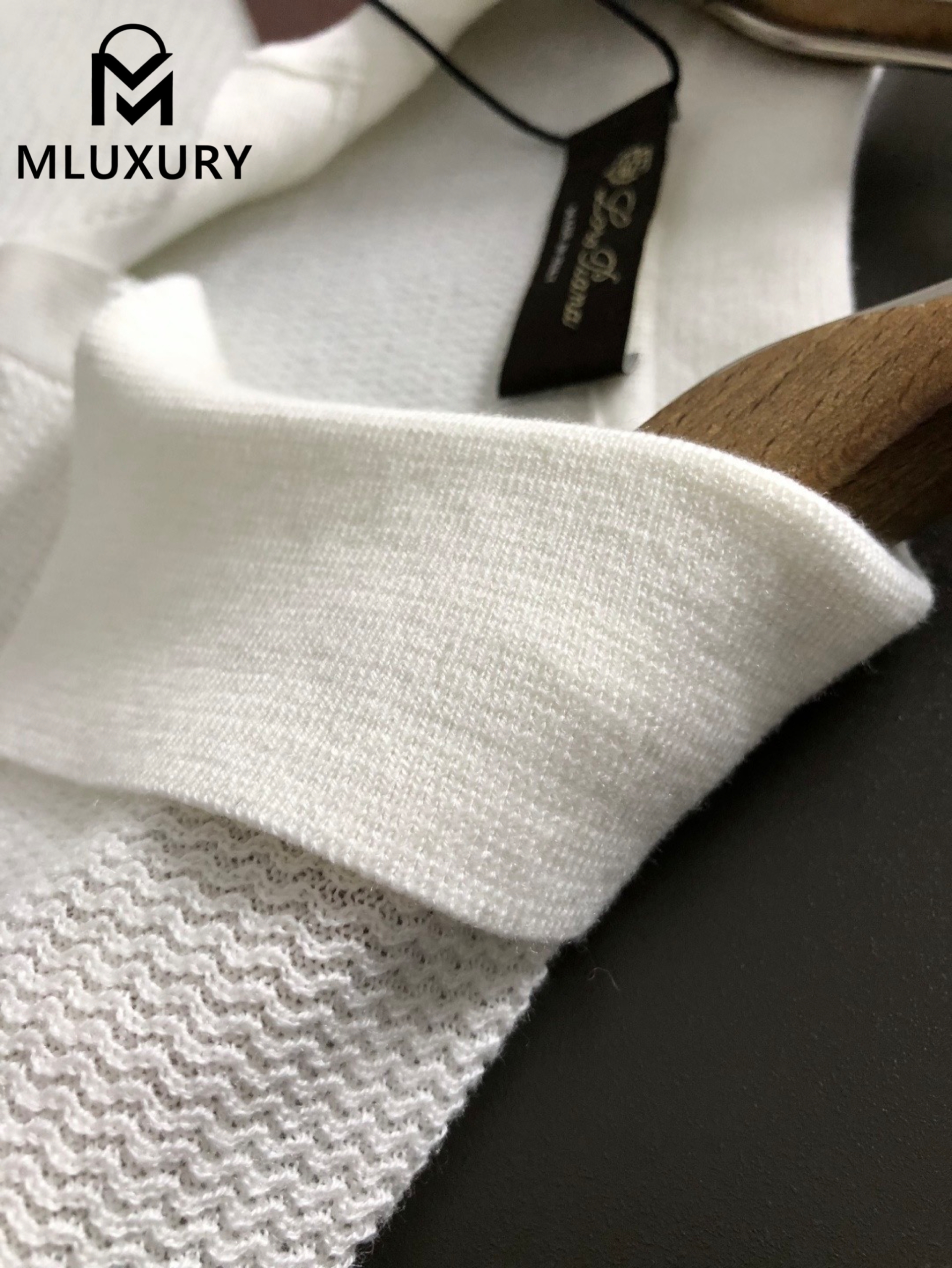 LORO PIANA Wool short-sleeved shirt