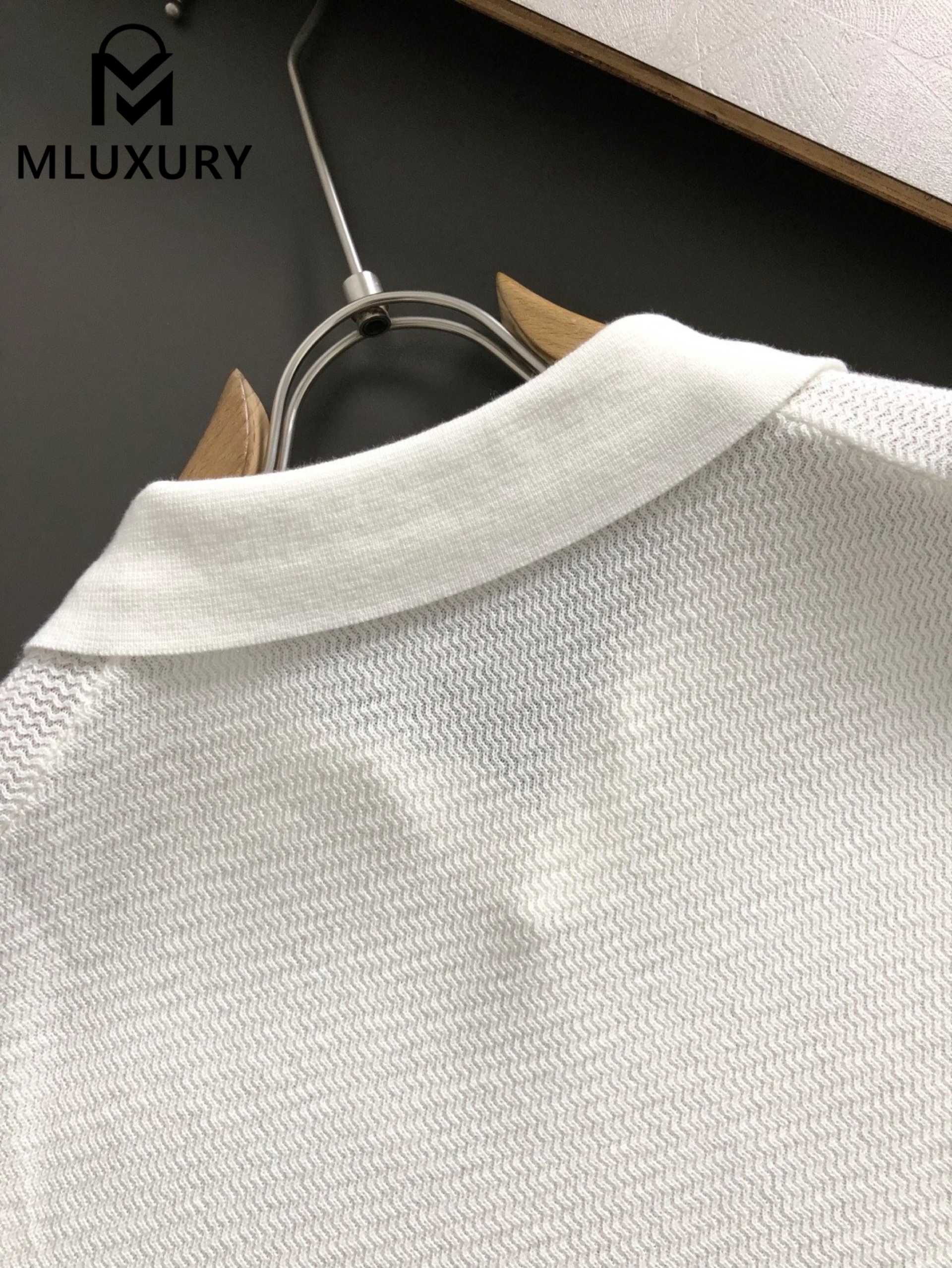 LORO PIANA Wool short-sleeved shirt
