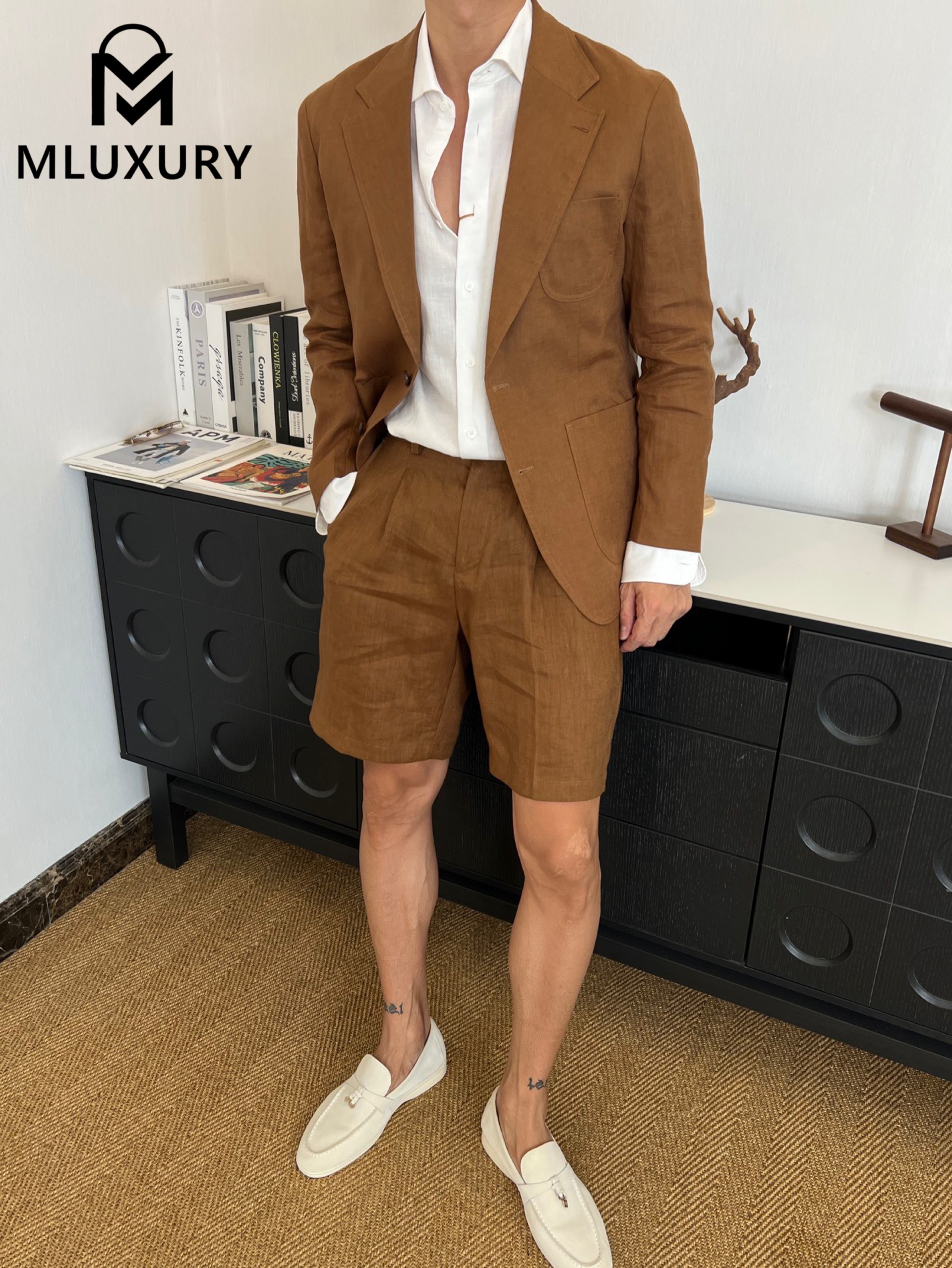 LORO PIANA New vintage casual blazer，Brown