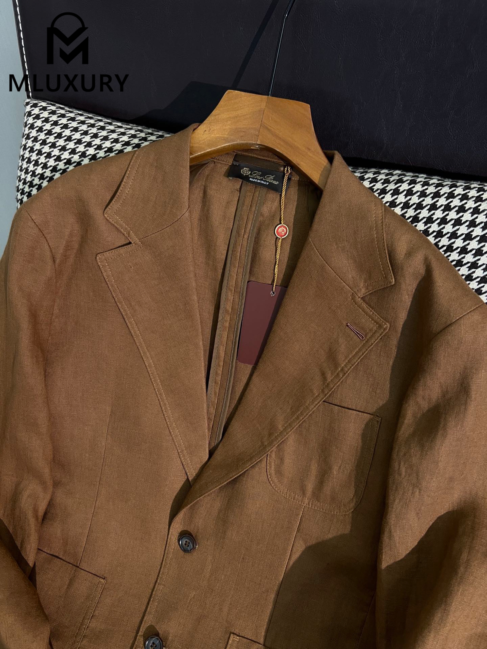 LORO PIANA New vintage casual blazer，Brown