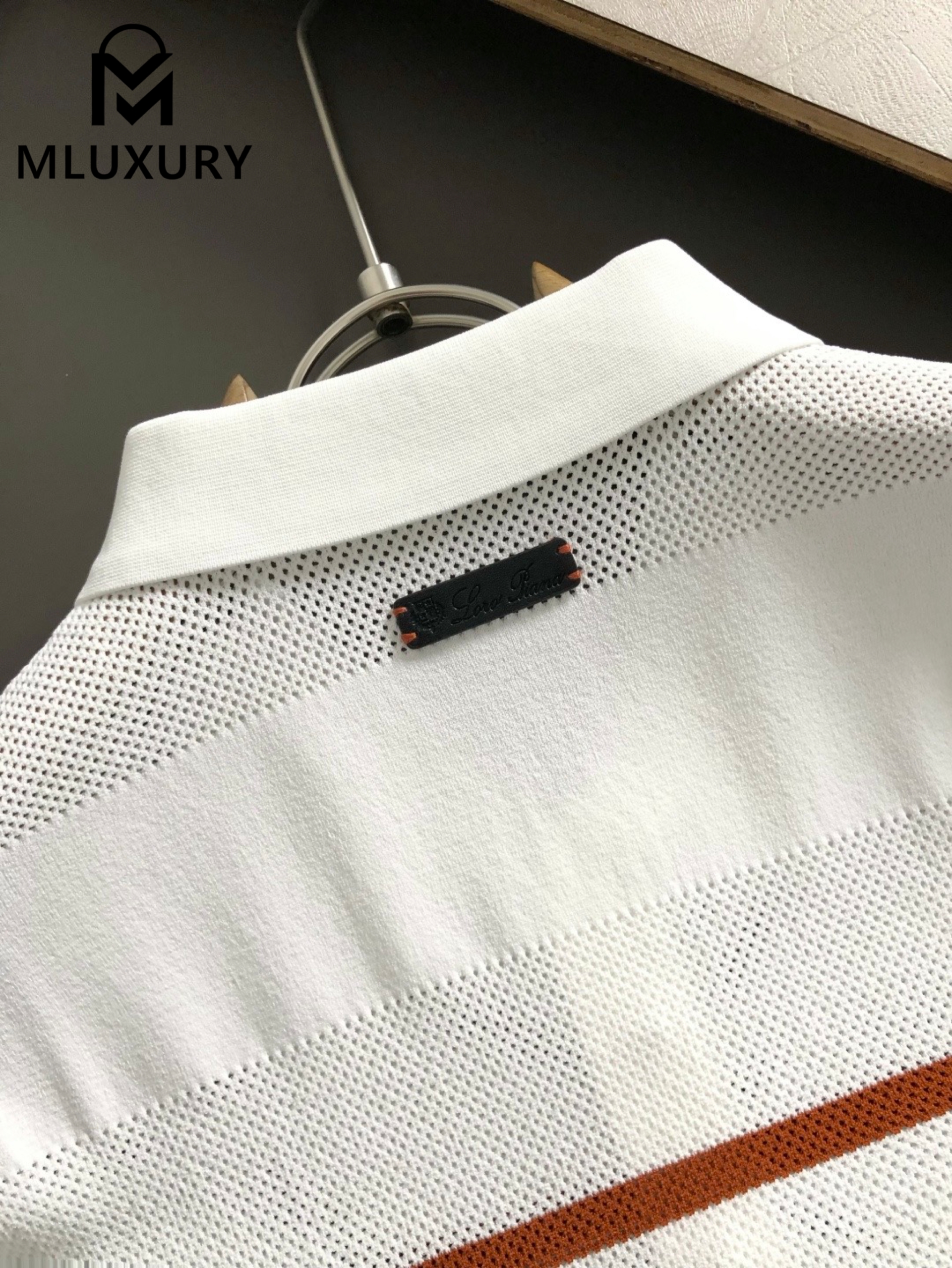 LORO PIANA Old-fashioned style men's short shirt