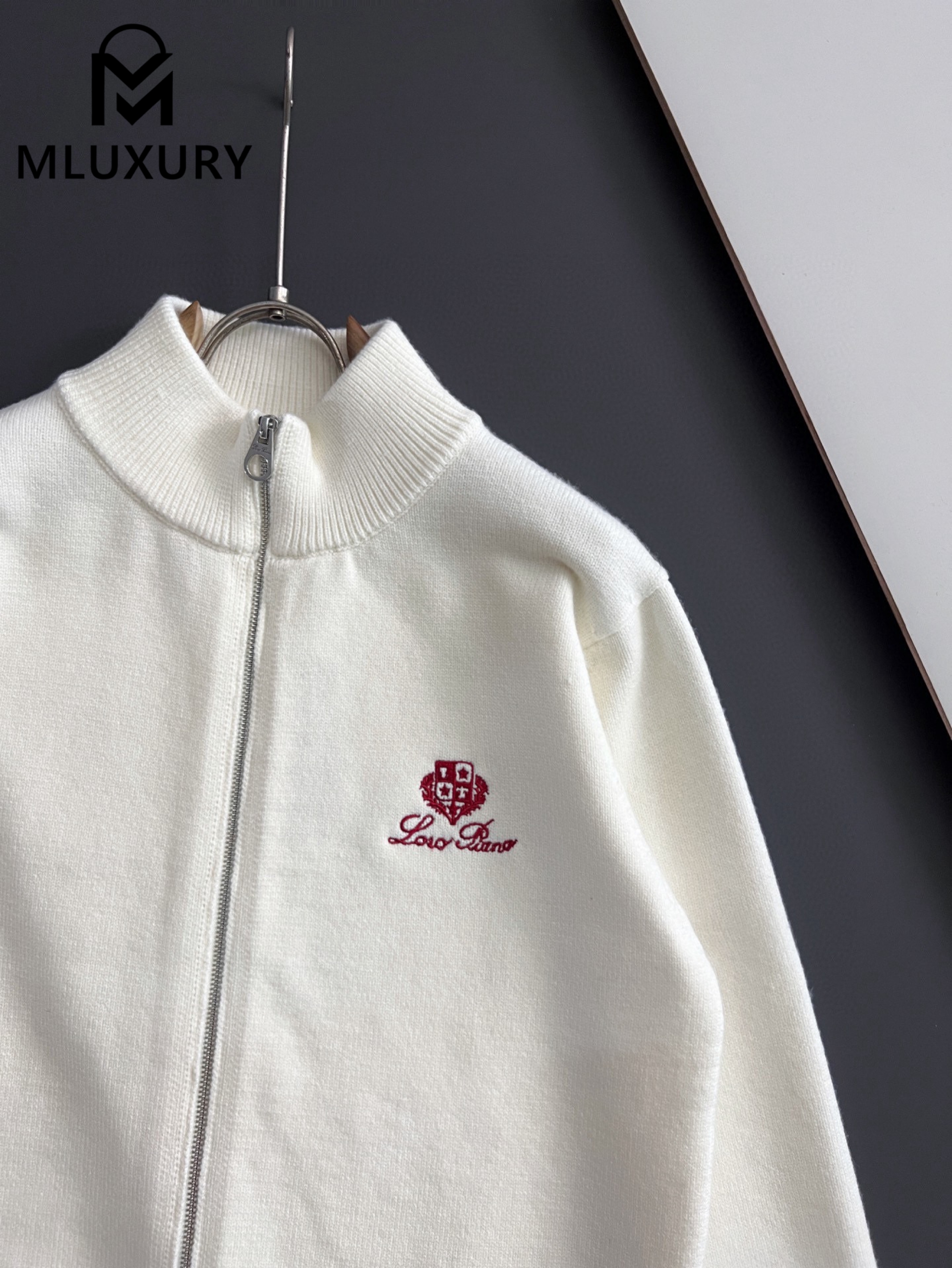 LORO PIANA Classic Knitted Wool Cardigan