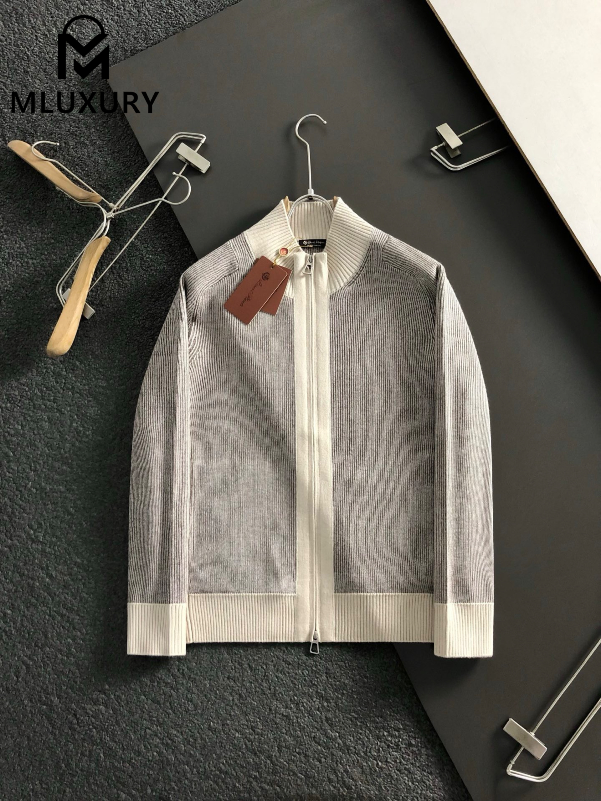 LORO PIANA Jacquard wool sweater