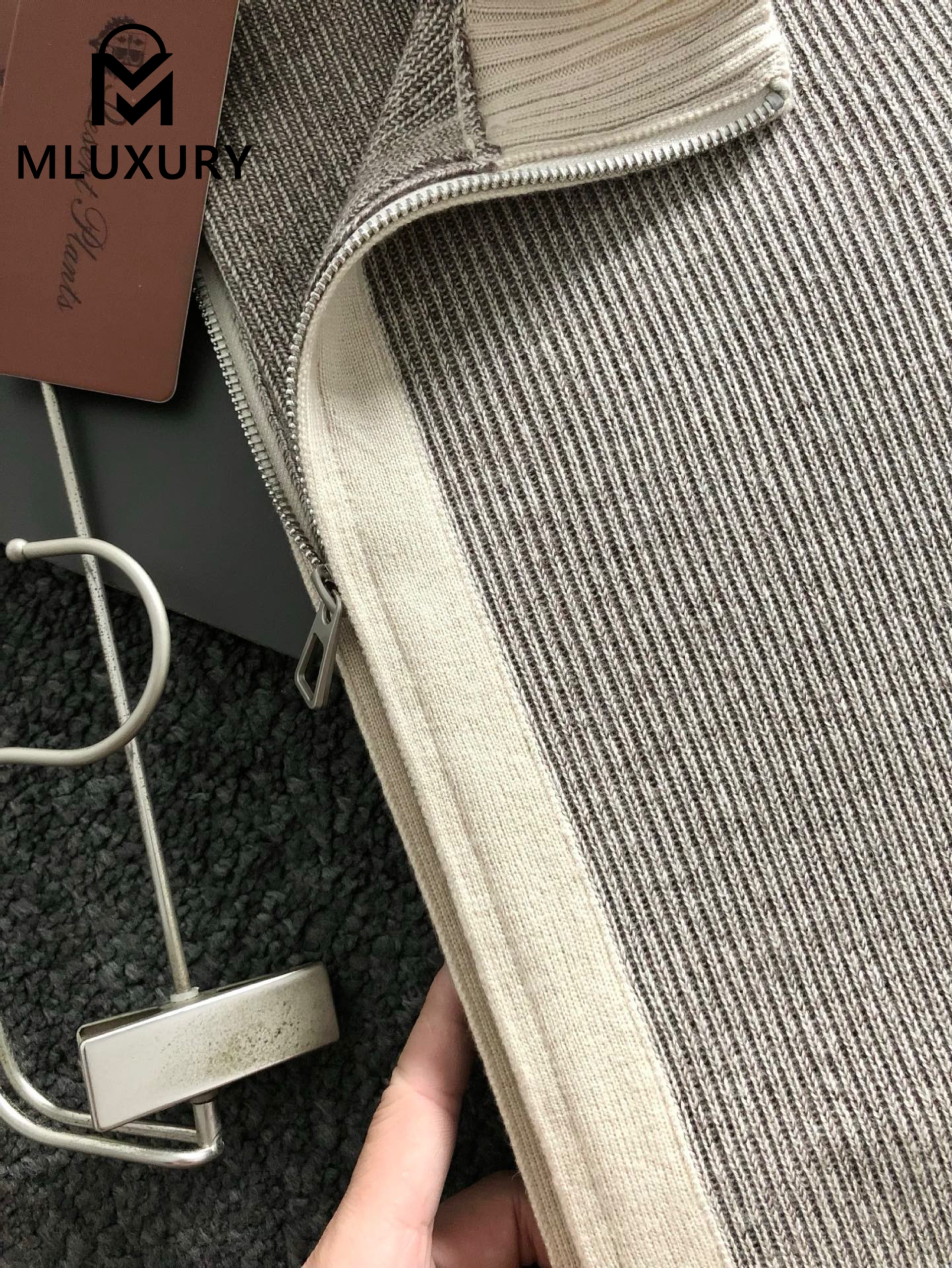 LORO PIANA Jacquard wool sweater