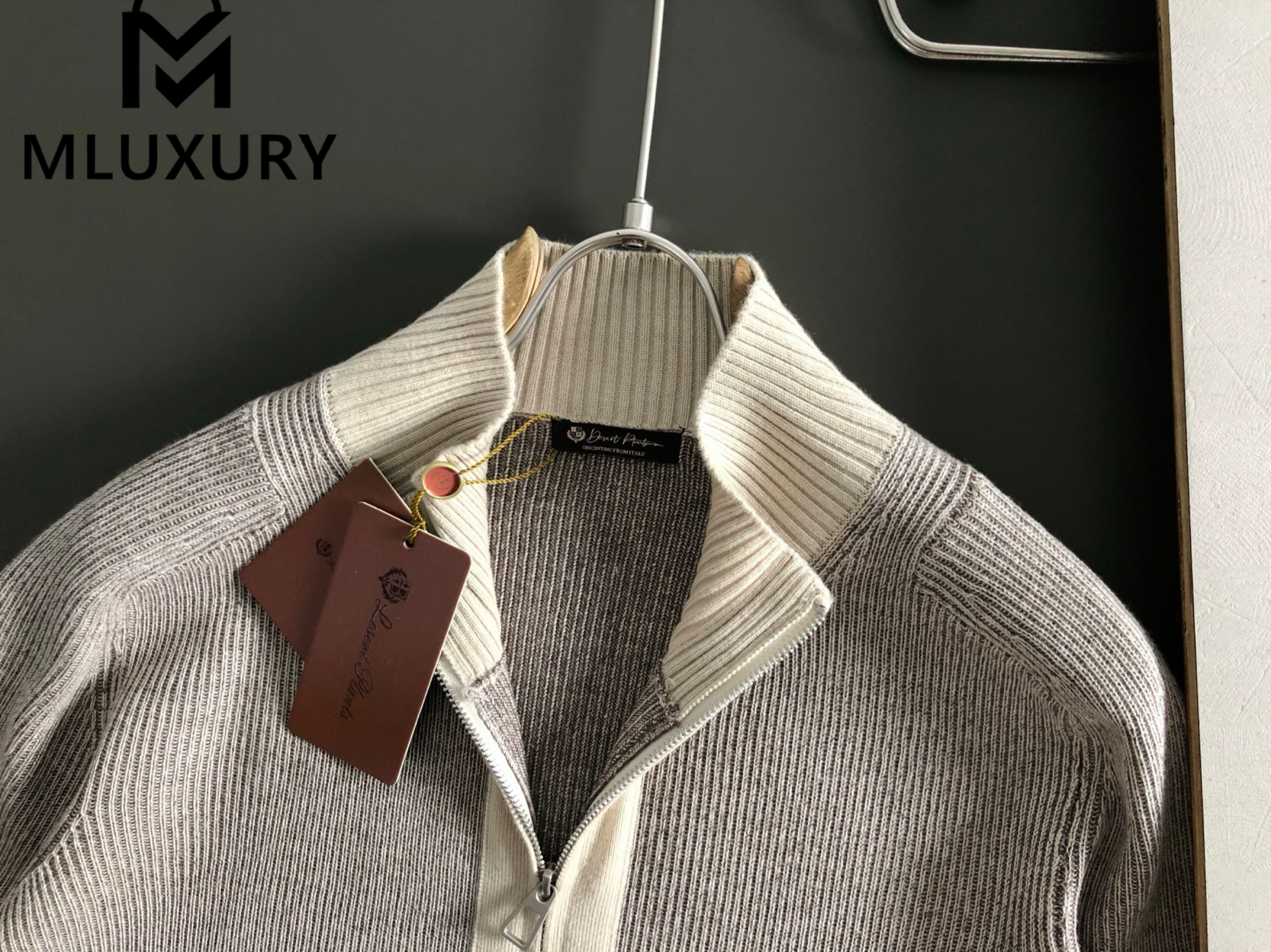 LORO PIANA Jacquard wool sweater