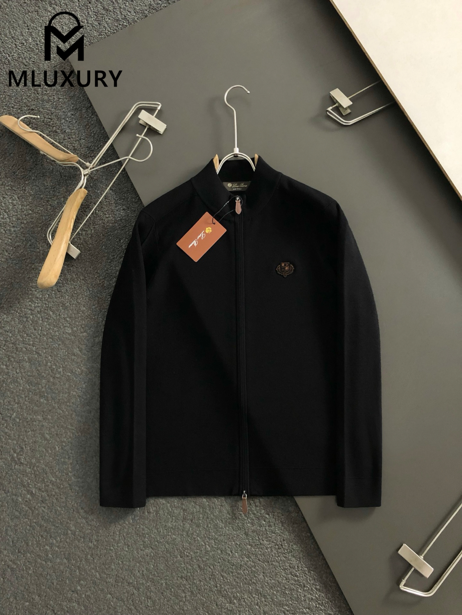 LORO PIANA Double-zip wool coat