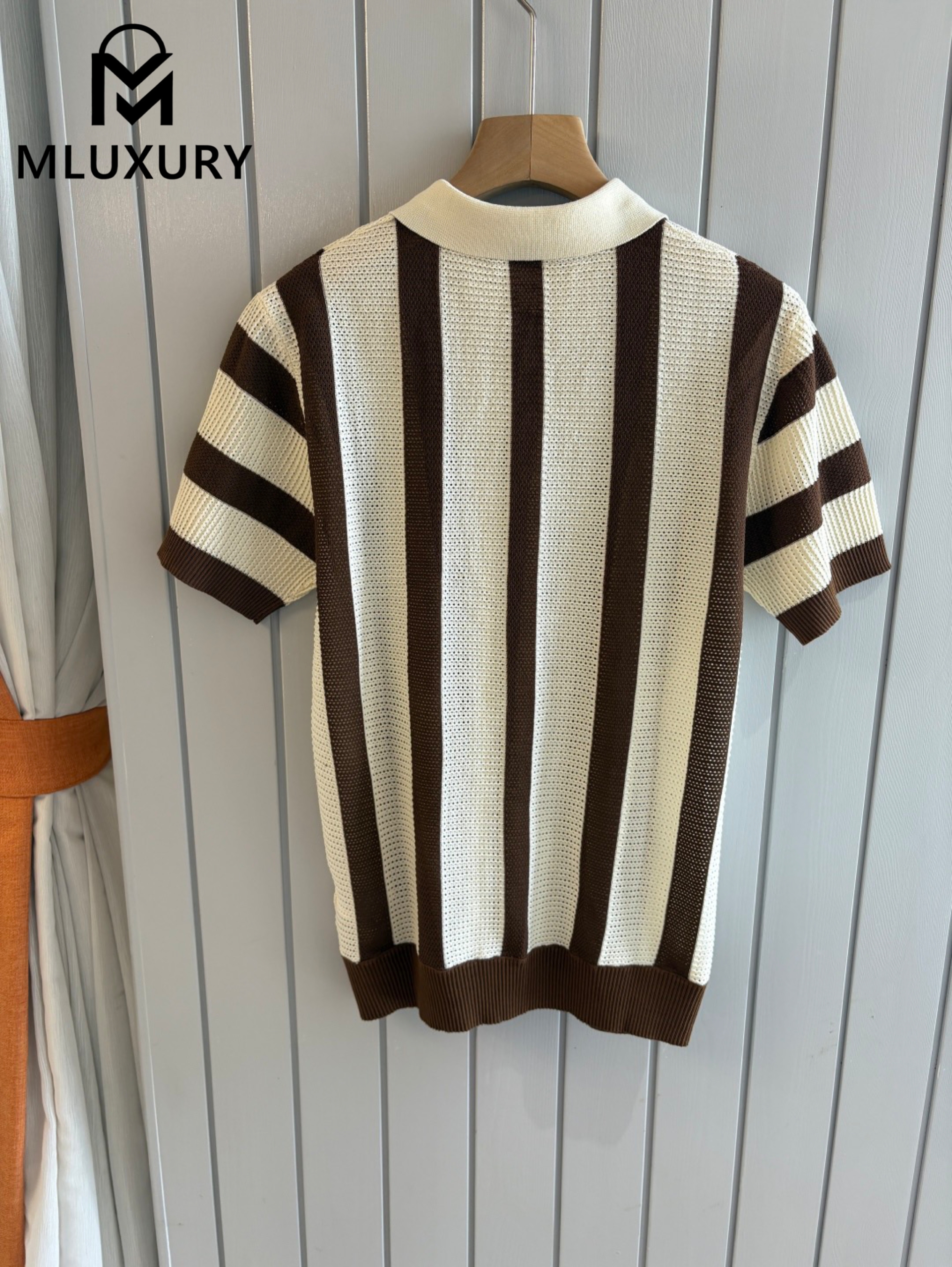 LORO PIANA Silk Collared Short-Sleeve T-Shirt