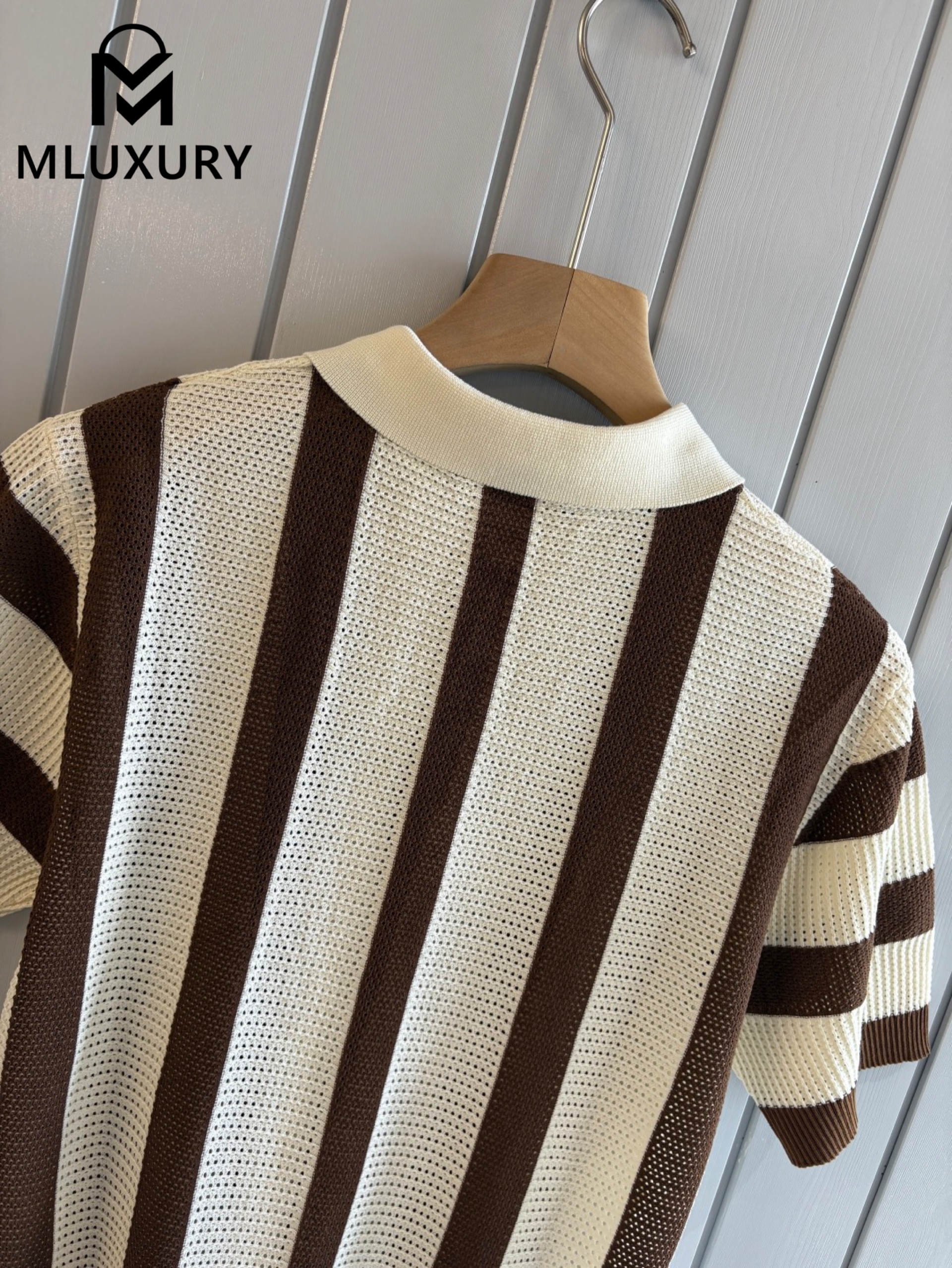 LORO PIANA Silk Collared Short-Sleeve T-Shirt